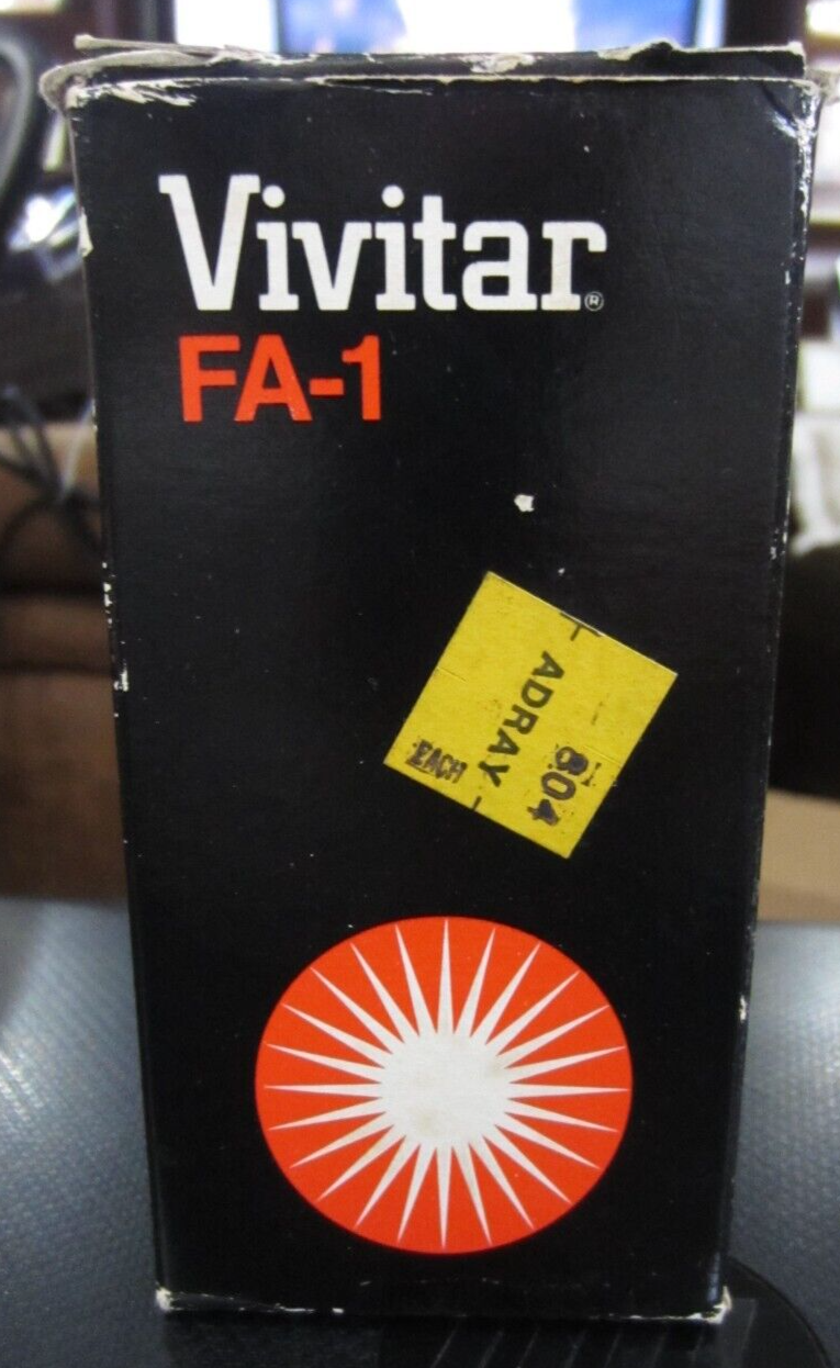 Vivitar FA -1 Lens/Filter Adapter for 283 Automatic Electronic Flash Unit