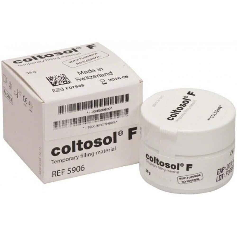 Coltene COLTOSOL F Temporary Restorations Filing Material 38g Jar Free II Ship
