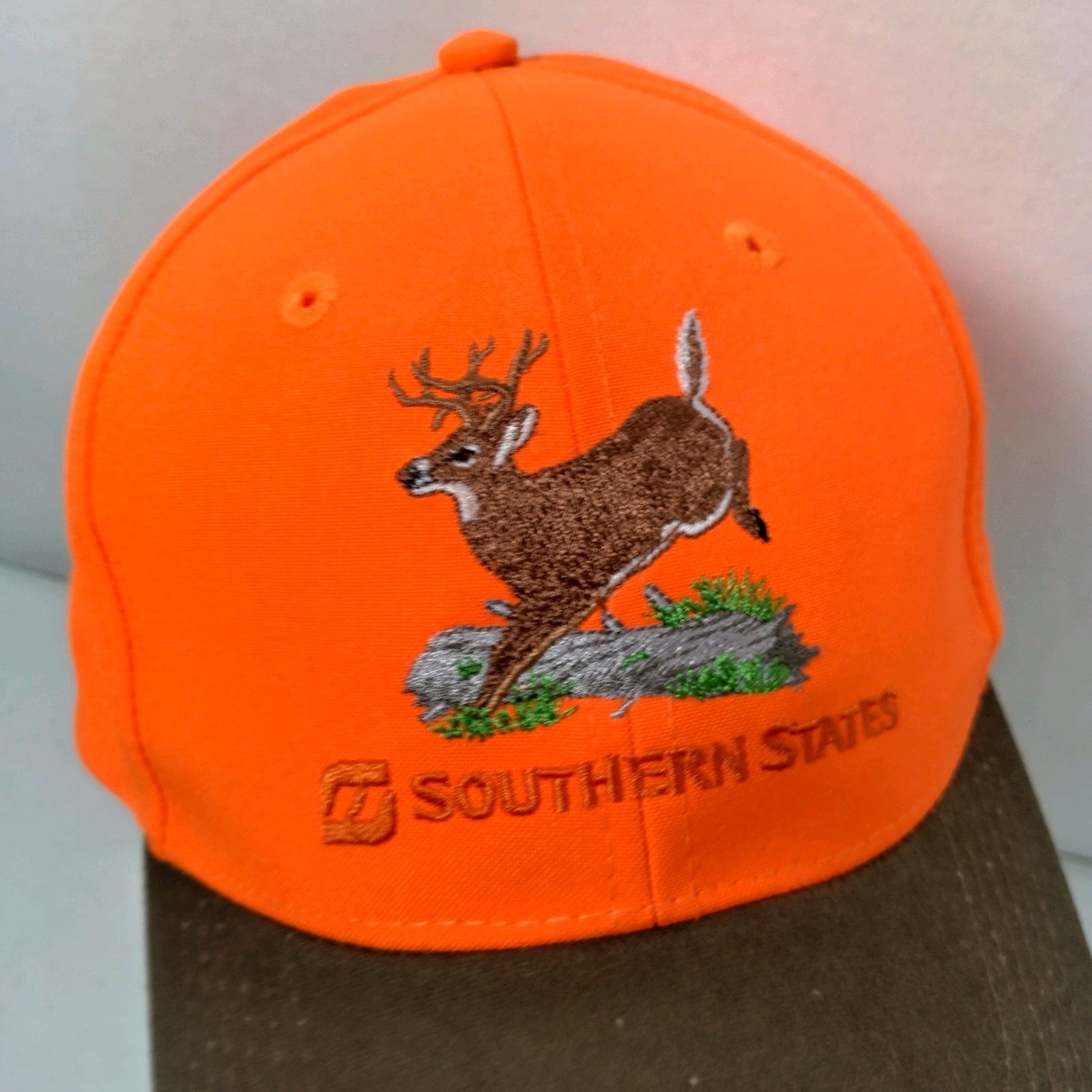 Southern States Deer Cap Hat Hunting Blaze Orange Canvas Farm Ag Buck Hunt Farm