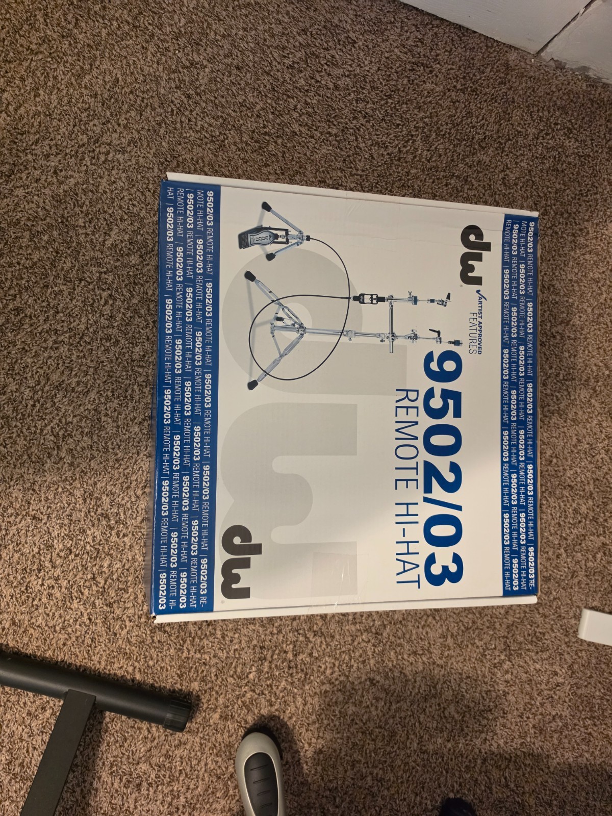 DW 9502LB Series Remote Hi-Hat Stand with 8ft Cable (DWCP9503LB8)