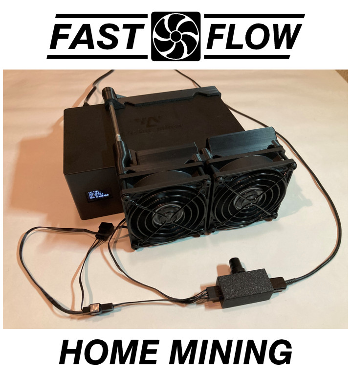 LuckyMiner LV08 BTC Solo Bitcoin Miner SILENCER KIT - FAN UPGRADE