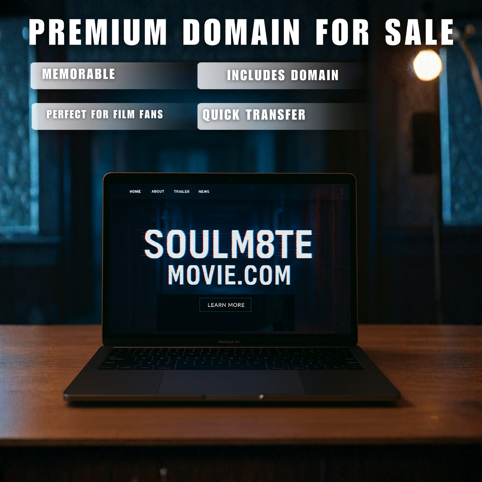 SoulM8teMovie .com / Domains For Sale / Business Brand, Website Name / Porkbun