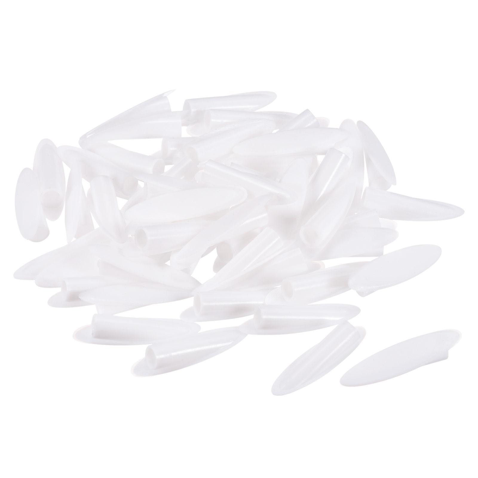 100Pcs 9mm Plastic Pocket Hole Plugs Wood Plugs for Jig Working Tool White