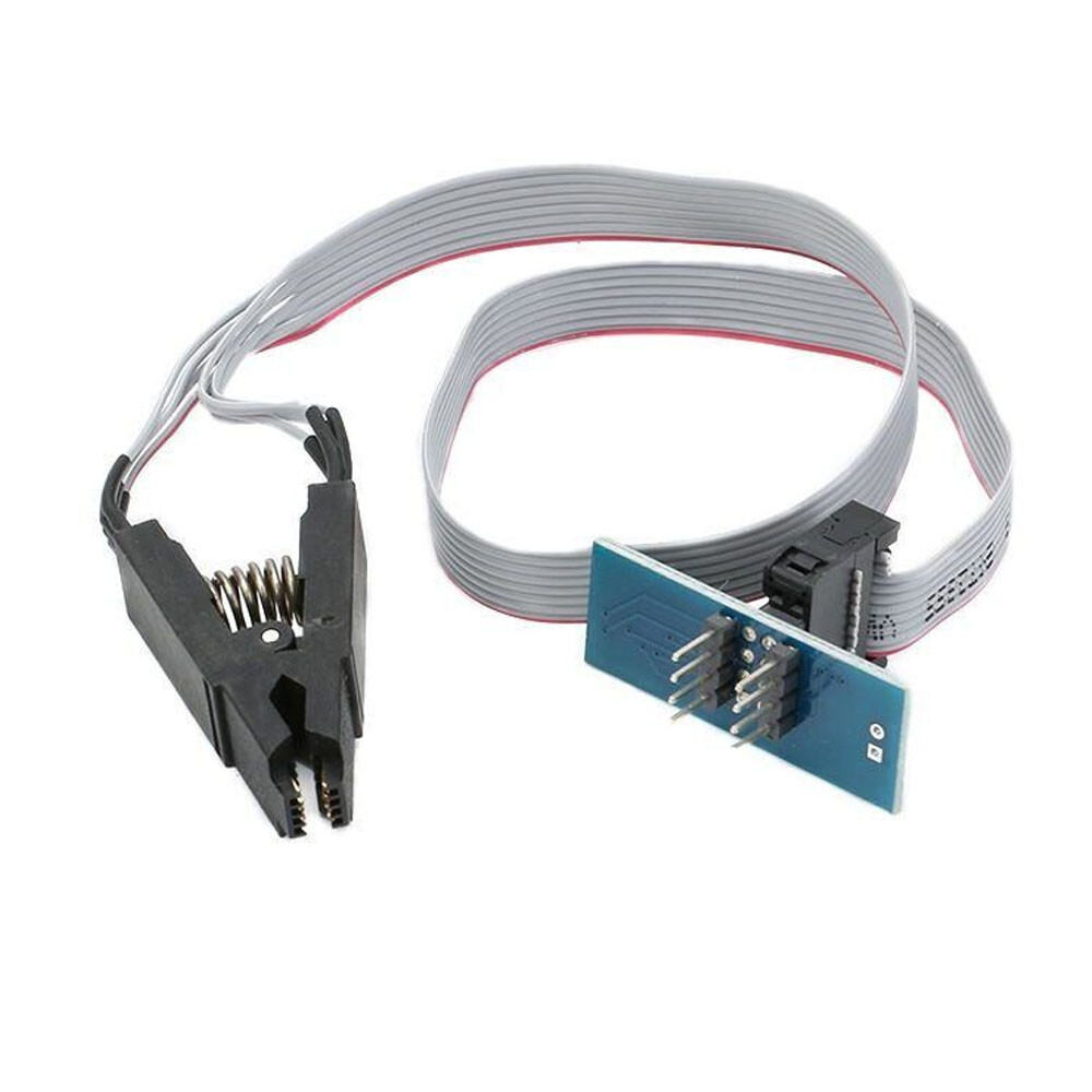 5pack SOIC8 SOP8 Flash Chip IC Test Clip Socket Adapter BIOS/24/25/93 Programmer