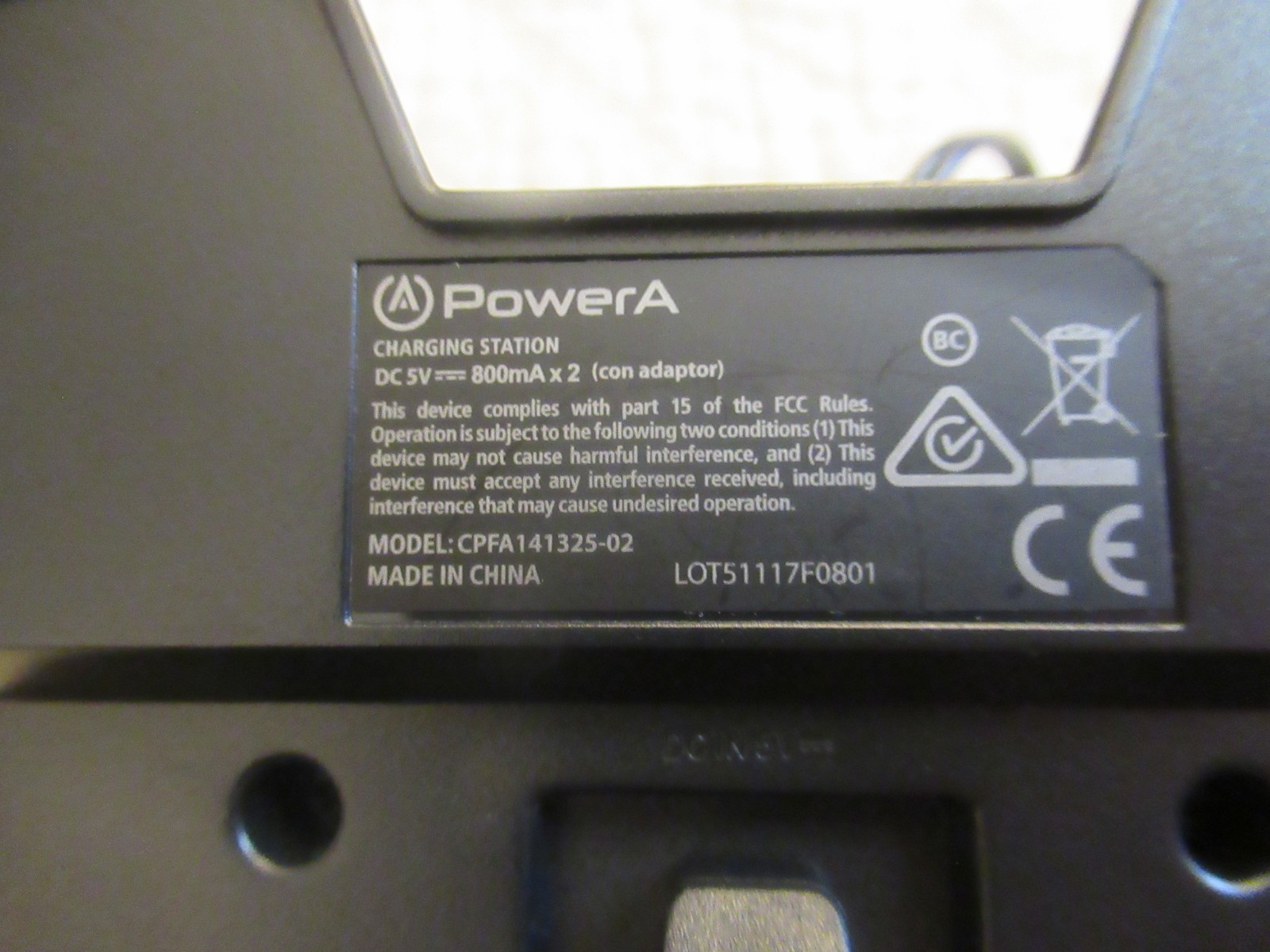 PlayStation 4 PowerA DualShock Controller Charging Dock (Open Box) (Tested)