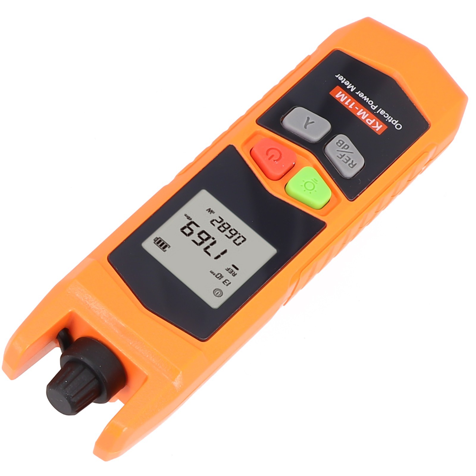 Innovative Design Optical Power Meter with LED Flashlight and Self Calibration
