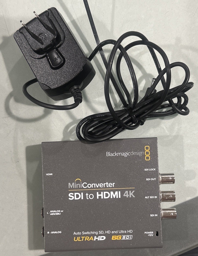 BLACK MAGIC DESIGN MINI CONVERTER SDI TO HDMI 4K