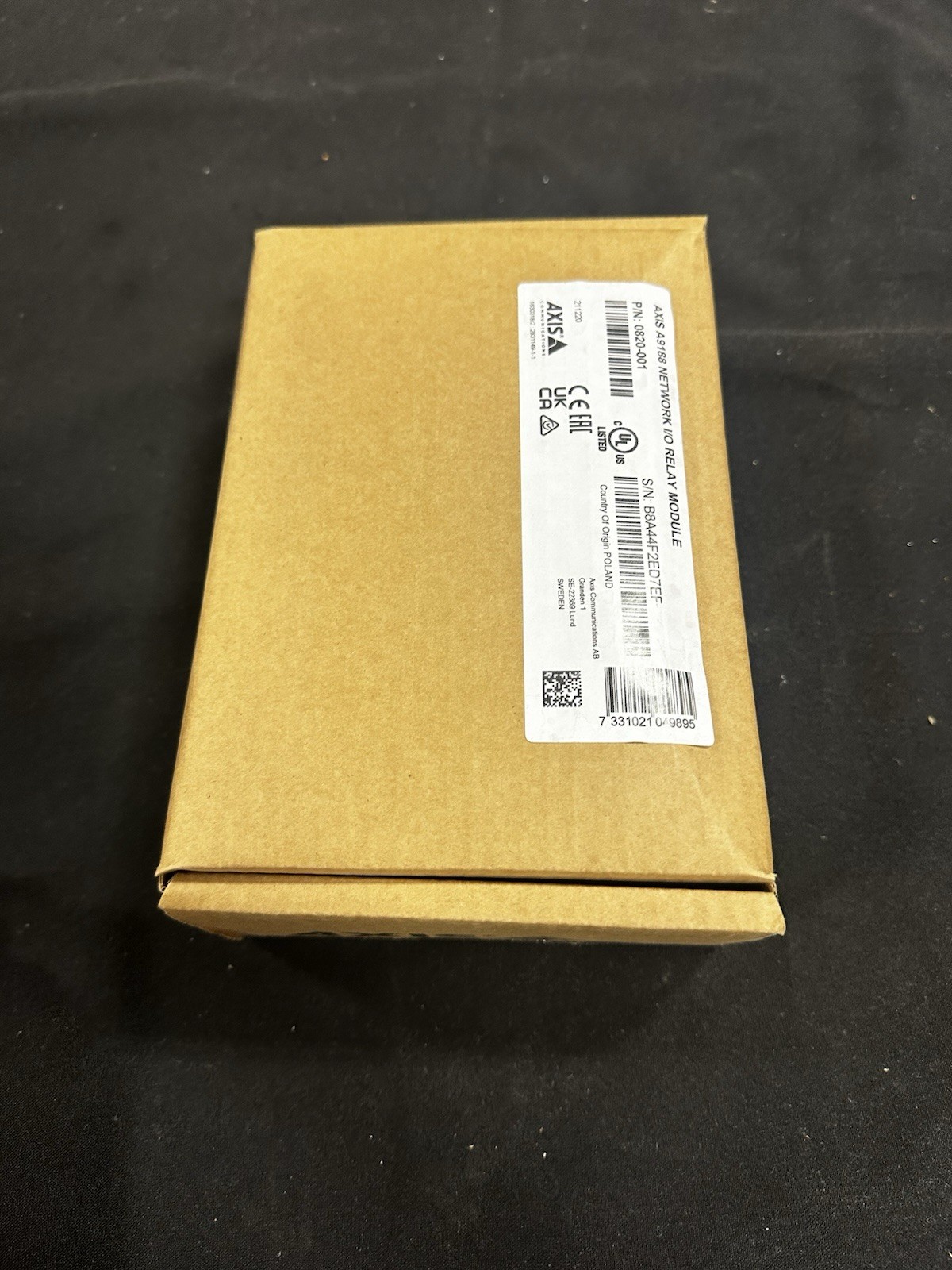 Axis A9188 Network I/O Relay Module (P/N 0820-001) New in Box