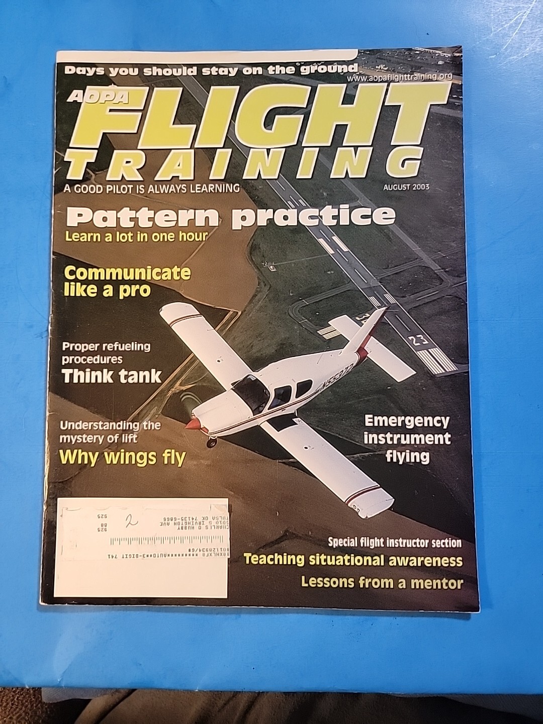 Flight Training Magazine AUG 2003