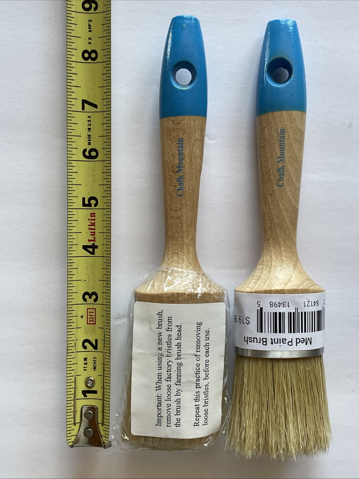 2- Med Chalk Mountain Paint/chalk Brushes