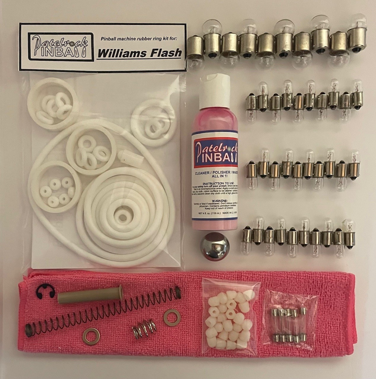 1979 Williams Flash Pinball Machine Maintenance Tune Up Kit