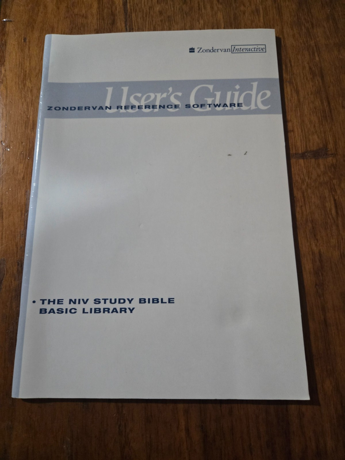 NIV Study Bible Basic Library User's Guide (Paperback, 1998)