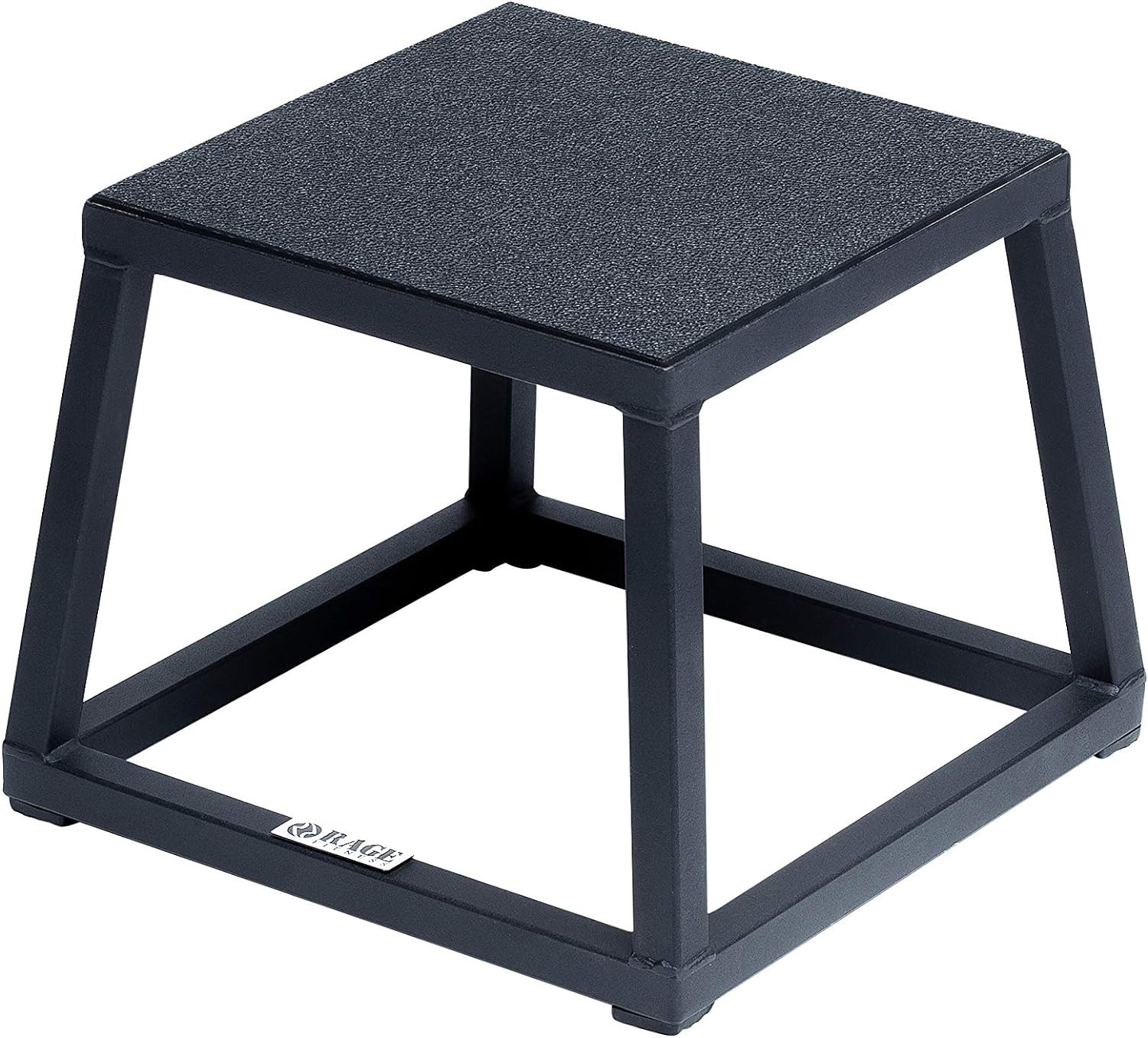 Steel Plyo Box 12-18-24 Inch High Anti-Slip Pre-Assembled Plyometric Jump Box fo