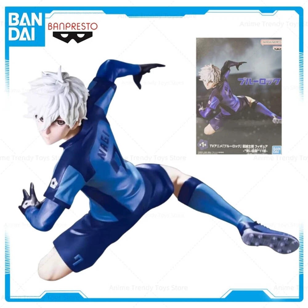 In Stock Bandai Original Banpresto Anime BLUE LOCK Seishiro Nagi Action Figure M