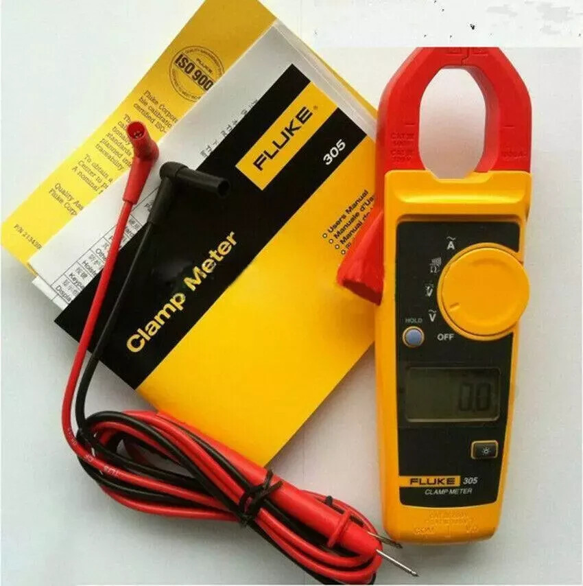 Fluke 305 Digital Clamp Meter Current Voltage meter 1000A AC