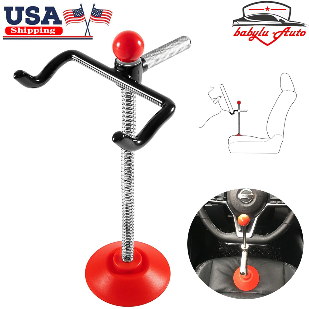 14inch Steering Wheel Holder Stand Tool Alignment Essential Tool for Car Truck