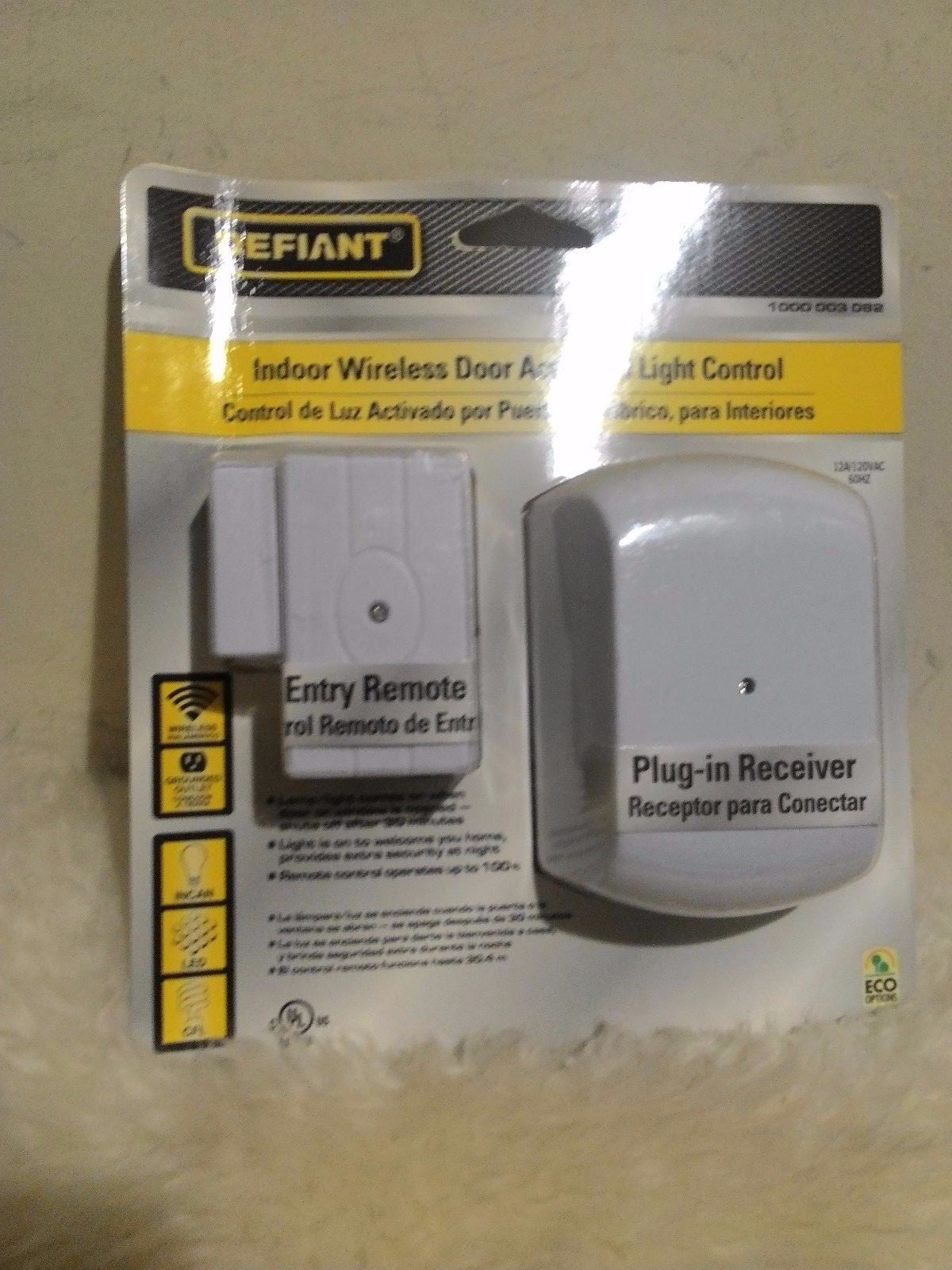 NEW Door Activated Light Control Wireless Indoor Automation Security by Defiant
