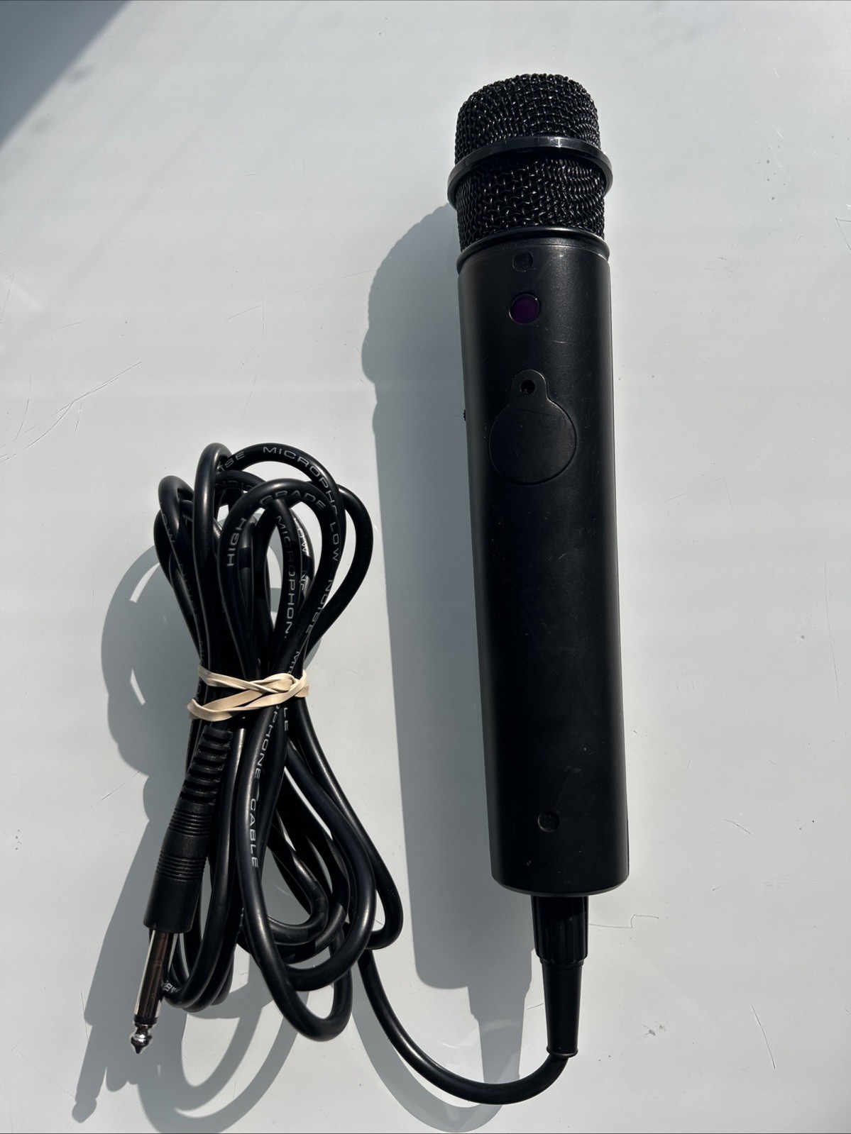 Mic Microphone  with On Off Switch High Grade Low Noise Black./1F
