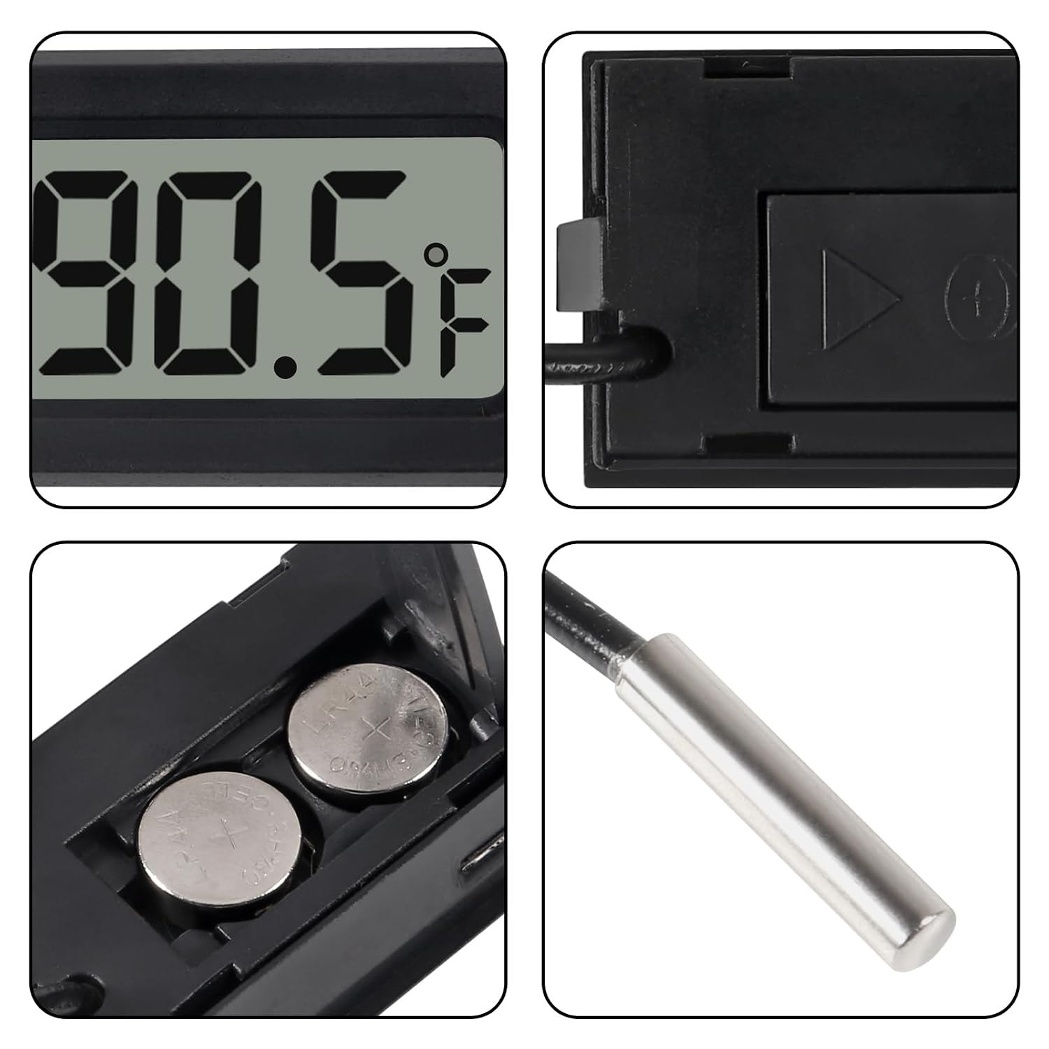 4Pack Digital LCD Thermometer Temperature Digital LCD Fridge Thermometer Water