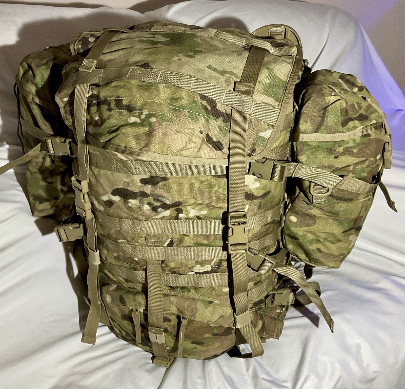 COMPLETE SET OCP MOLLE II LARGE RUCKSACK MULTICAM Pack BACKPACK ARMY USGI ISSUE