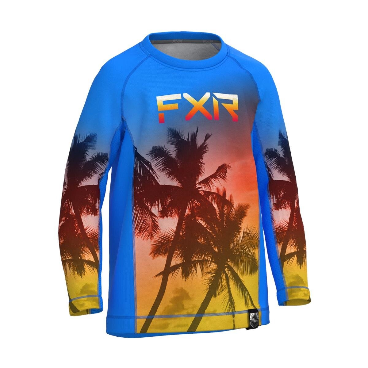 FXR Racing Toddler Tropical Sunset Attack UPF Long Sleeve Shirt 242274-4131-02