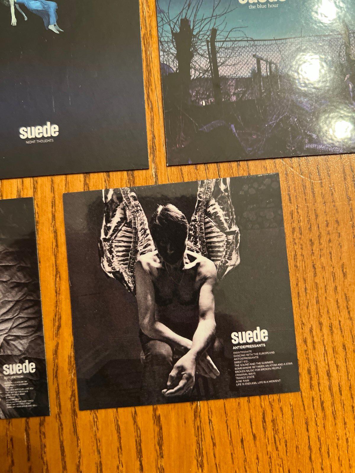Suede fridge magnets