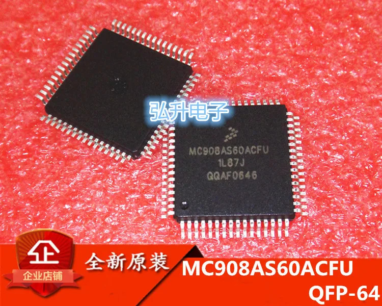 Original  MC908AS60ACFU 1L87J MC908AS60ACFUE MC908AS60 MC908AS60A QFP64