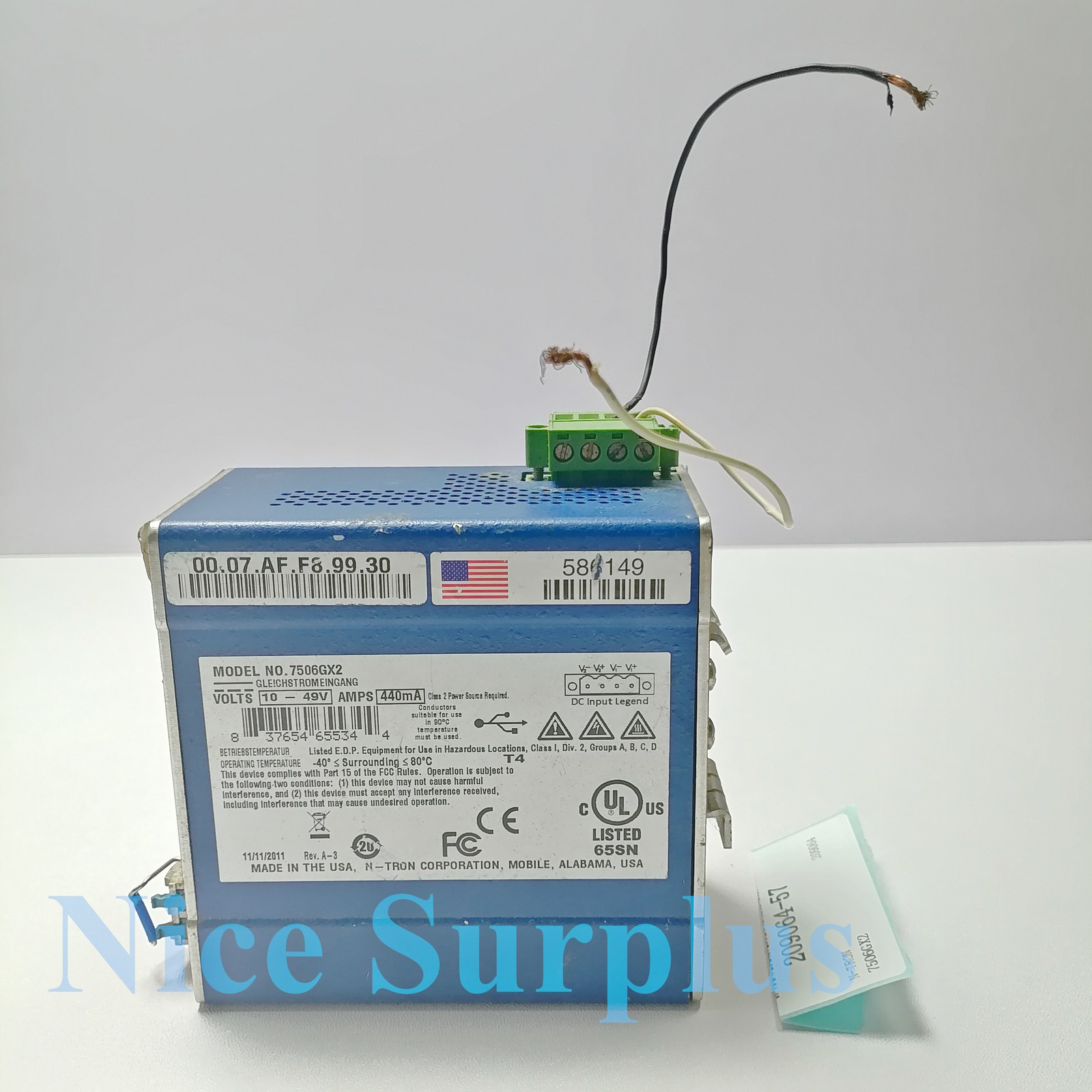 N-TRON Industrial Ethernet Switch 7506GX2