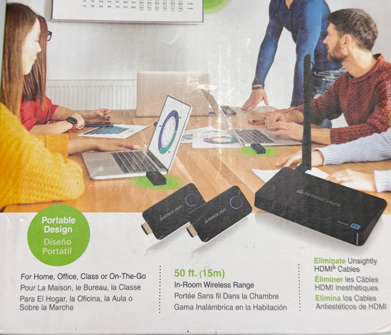 IOGEAR SharePro Expandable Wireless Presentation System GWHD101KIT