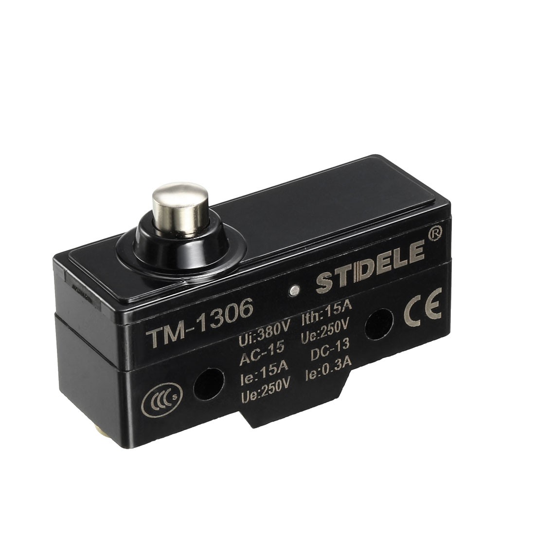TM-1306 SPDT 1NO+1NC  Short Reed Snap Button Lever Micro Switch Screw Terminals