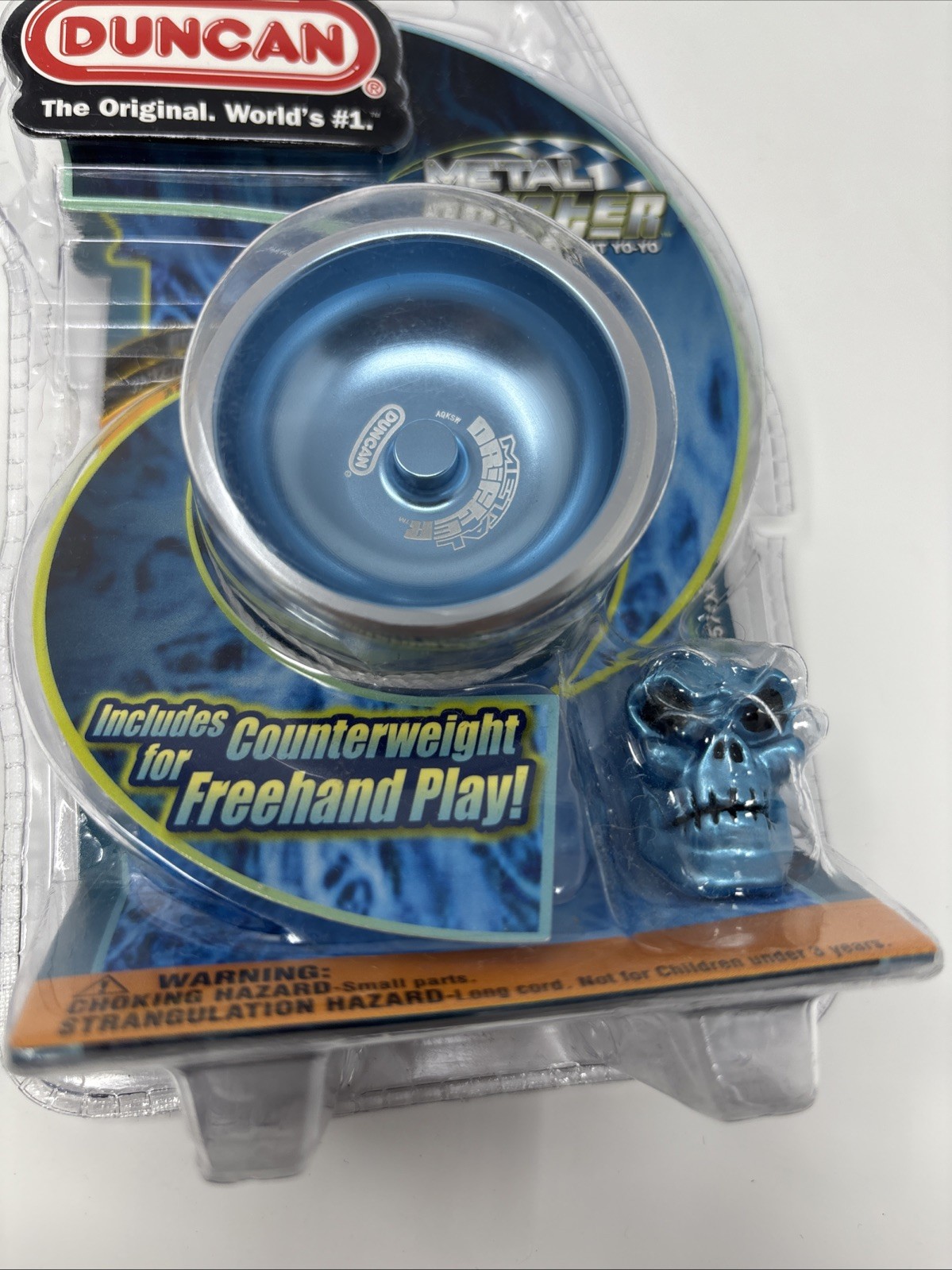 Duncan Metal Drifter Yo-Yo - BLUE OPENED READ