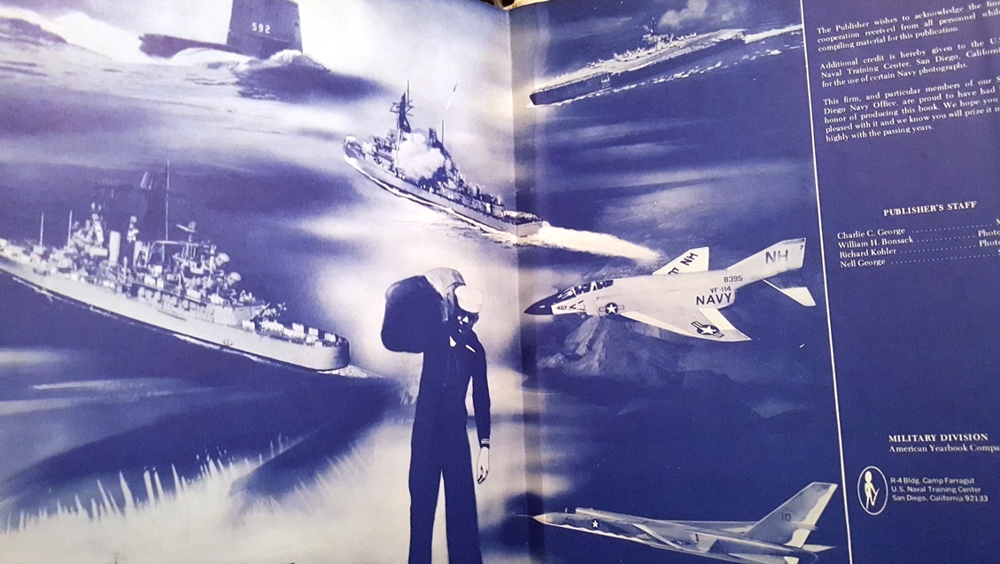 Vtg 1970s Navy Recruit Training Cruise Book "The Anchor" NTC San Diego Boot Camp