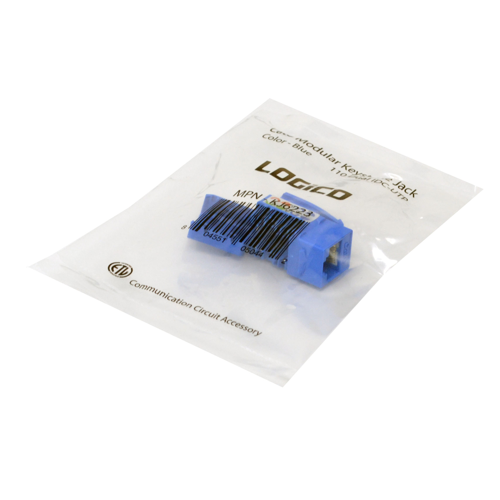 Keystone Jack Cat6 Blue Network Ethernet 110 Punchdown 8P8C