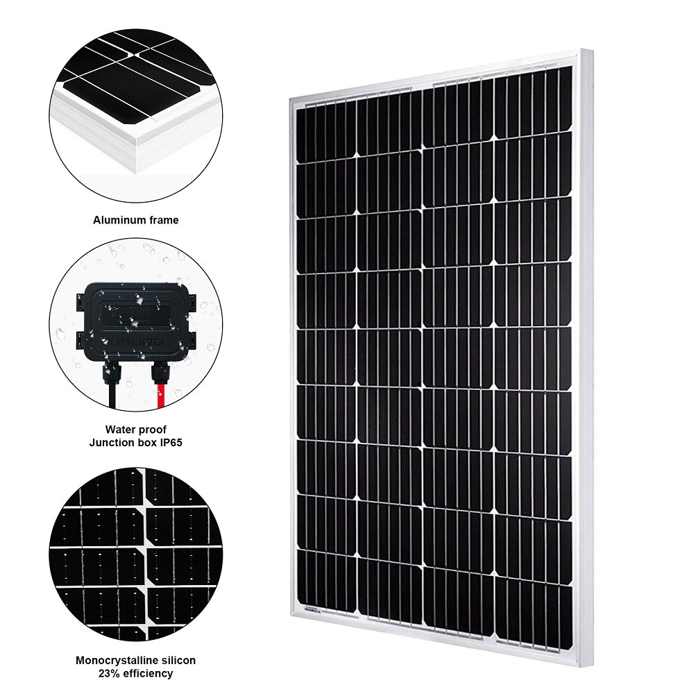 200W 12V Solar Panel 9BB Monocrystalline Solar Module Solar Panels for Home Roof
