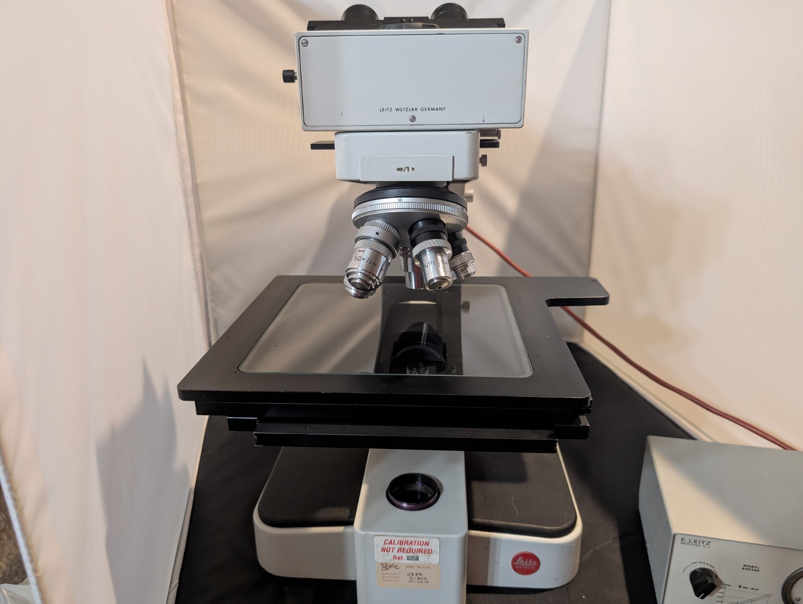 Leitz Wetzlar Metalloplan Microscope
