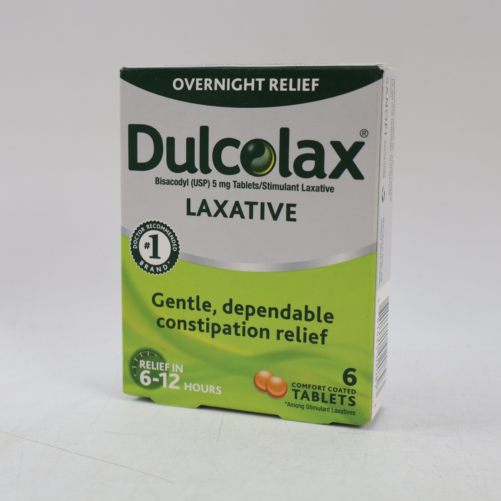3 PACK Dulcolax Overnight Laxative Constipation Relief Tablets, 6ct EXP 03/2026+