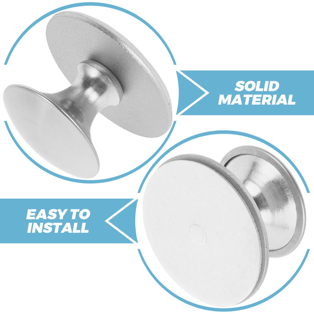 Self Adhesive Cabinet Knobs Pull Handle for Drawers Fridges Door