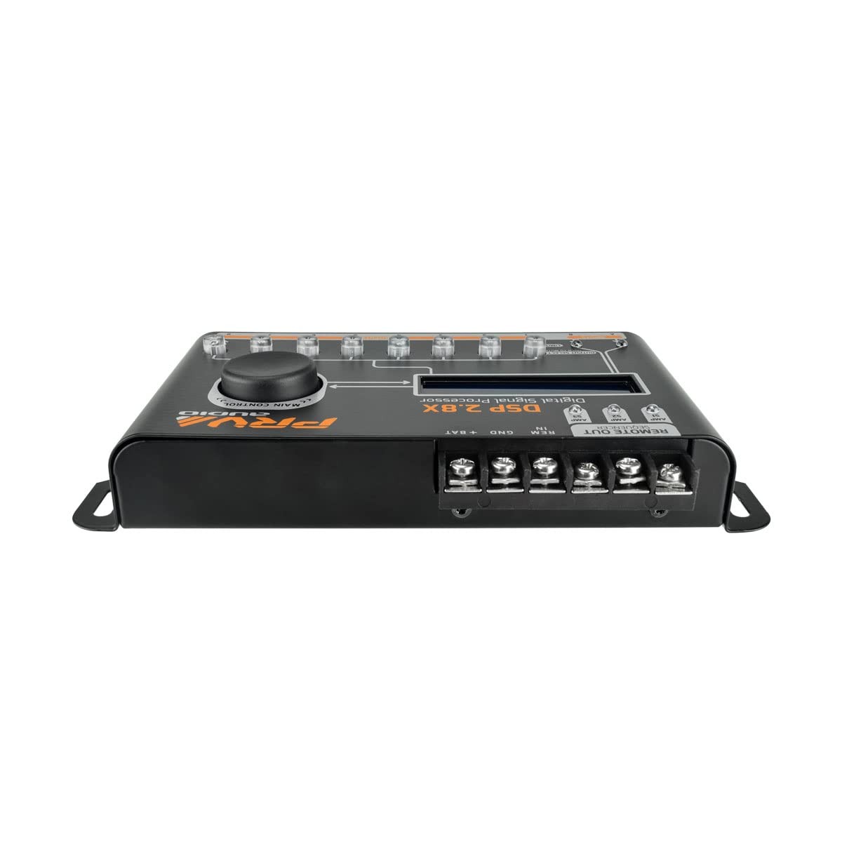 Car Audio DSP 2.8X Digital Crossover and Equalizer 8 Channel Full Digital Sig...