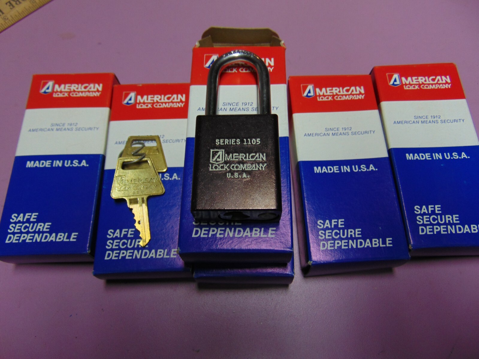 6 NEW  AMERICAN   1106D   KEYED TO  23271    PADLOCK     LOCKSMITH