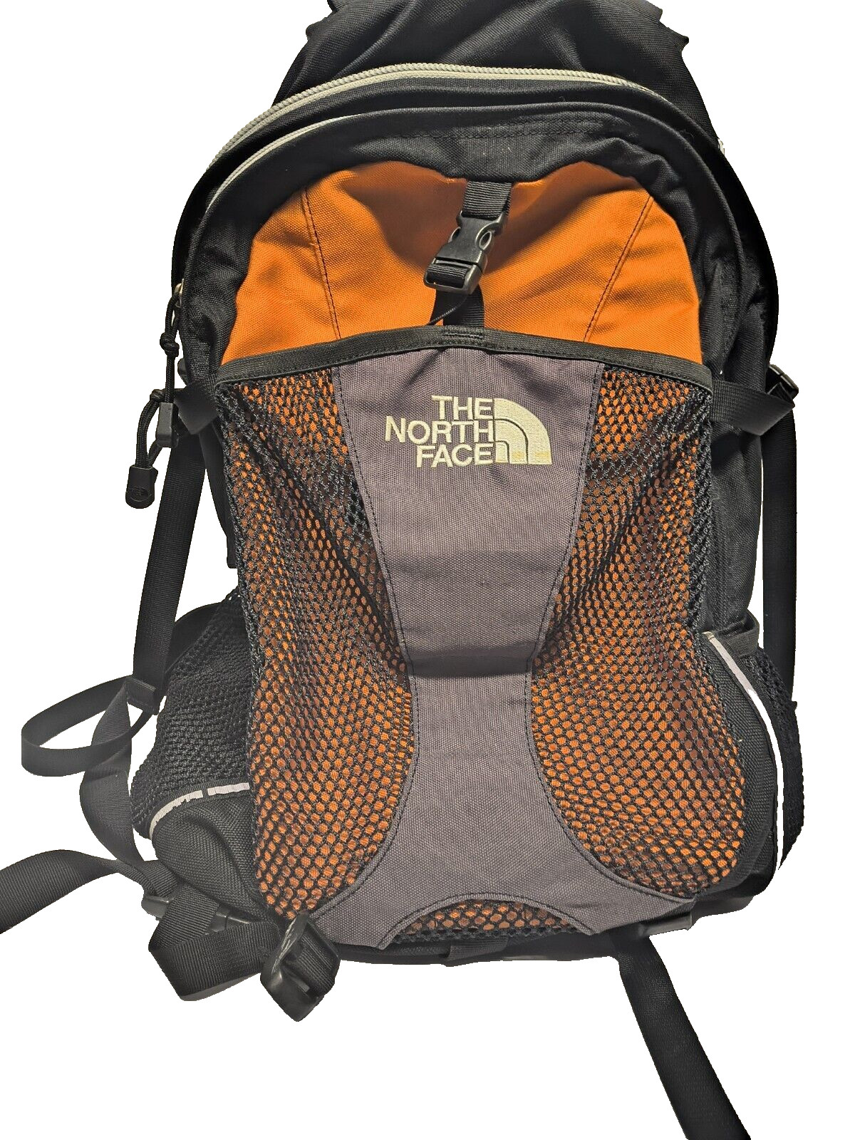 North Face Recon Backpack orange/black pre owned