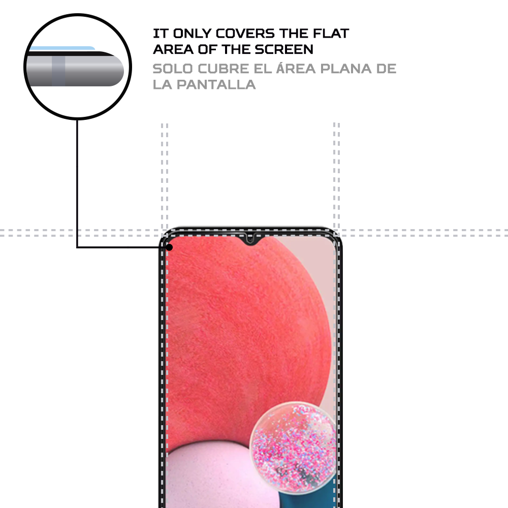 FOR SAMSUNG Galaxy A13 Clear-TEMPERED GLASS SCREEN PROTECTOR ,Case Friendly
