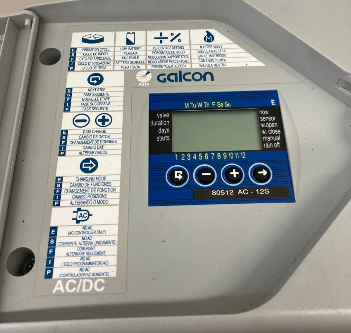 Galcon 8051 AC 12S Watering Timer Propagation &Irrigation Sprinkler Control
