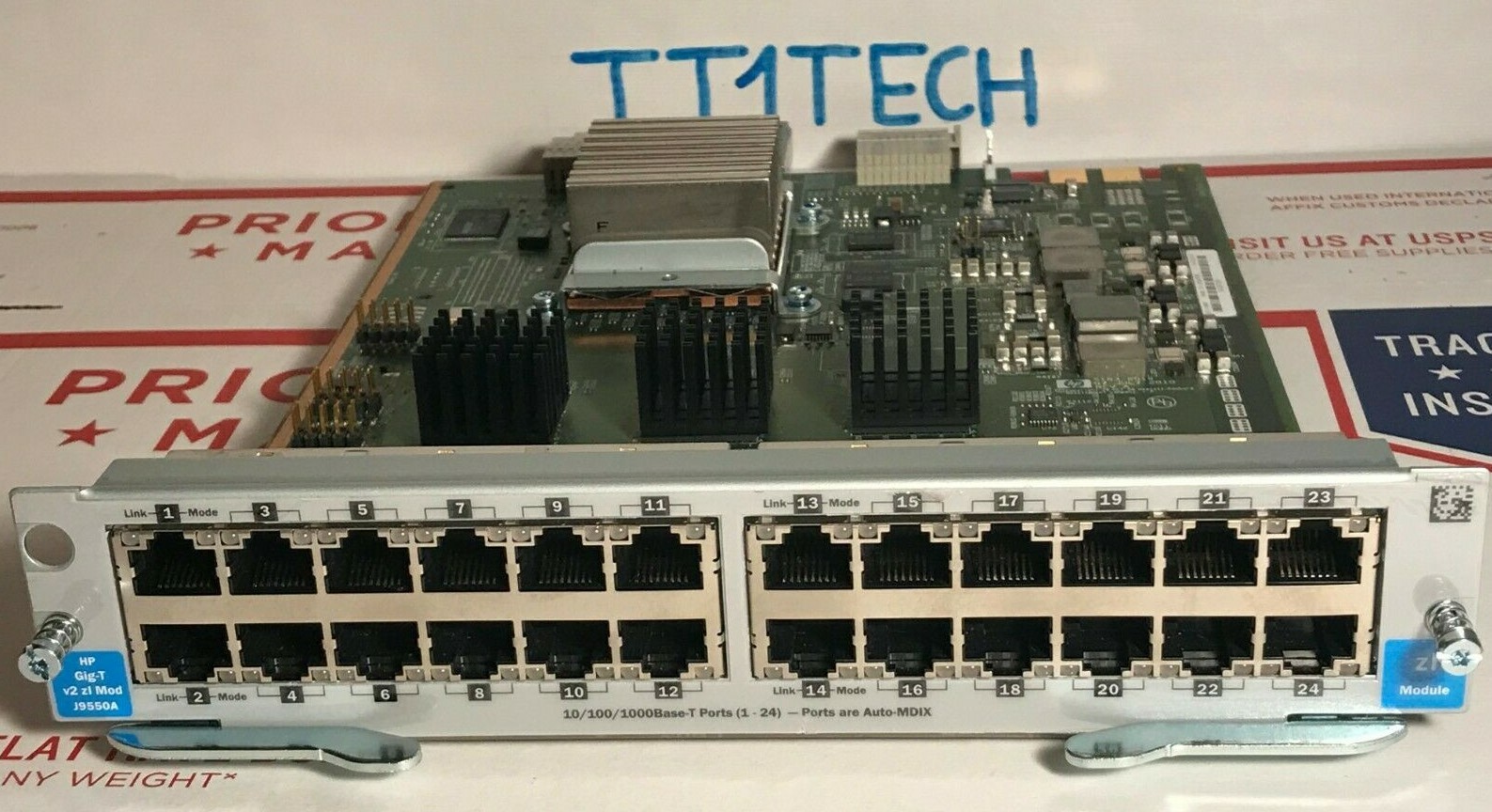 HP J9550A 24-PORT GIG-T V2 ZL MODULE FOR E5400/E8200 SWITCHES w/WRTY