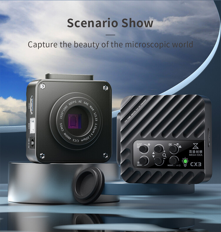 Industrial Microscope Camera Compatible With All C/CS Connector Cameras Qianli