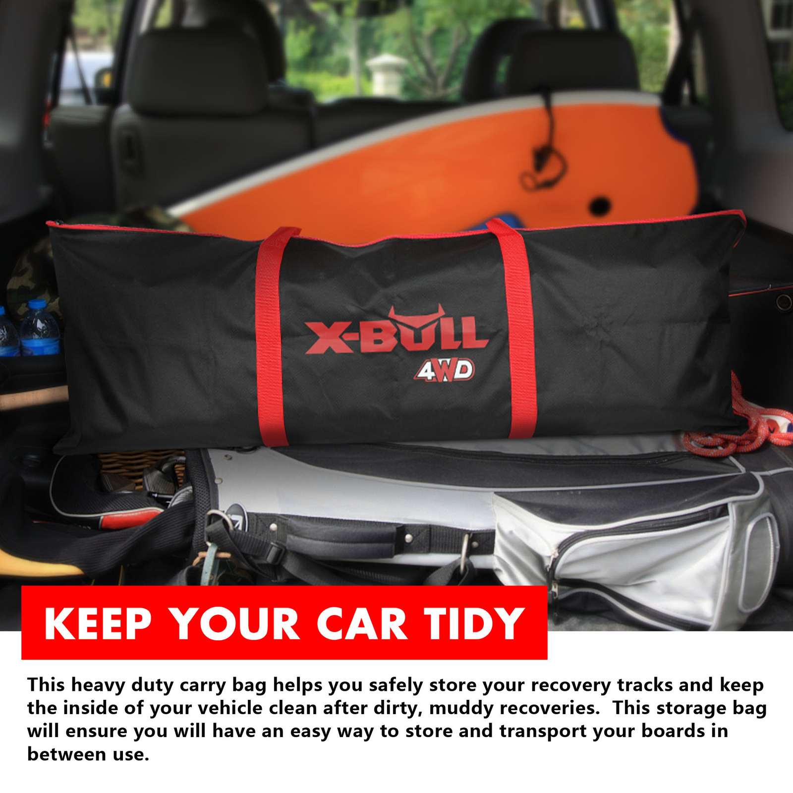X-BULL GEN3.0 Traction Board Carrying Bag for Sand Mud Snow Recovery Tracks 4WD