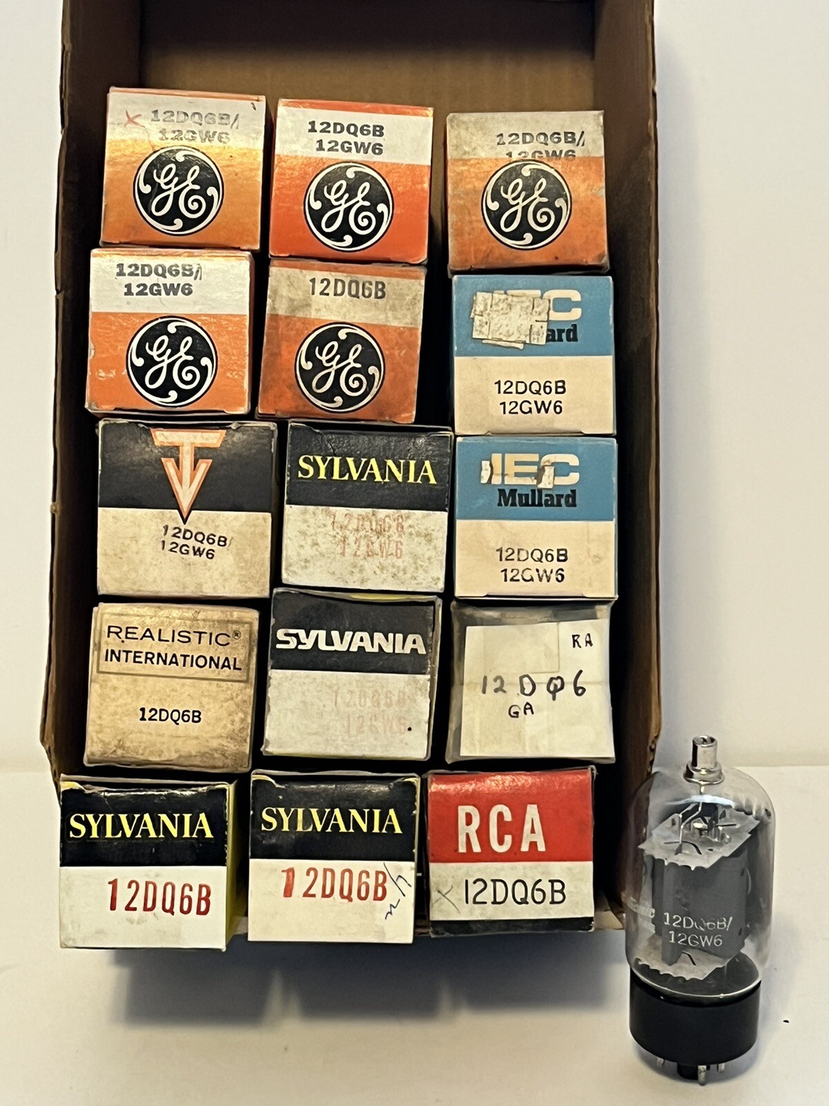 One Tested 12DQ6 Vacuum Tube Tests Good One Tube Only