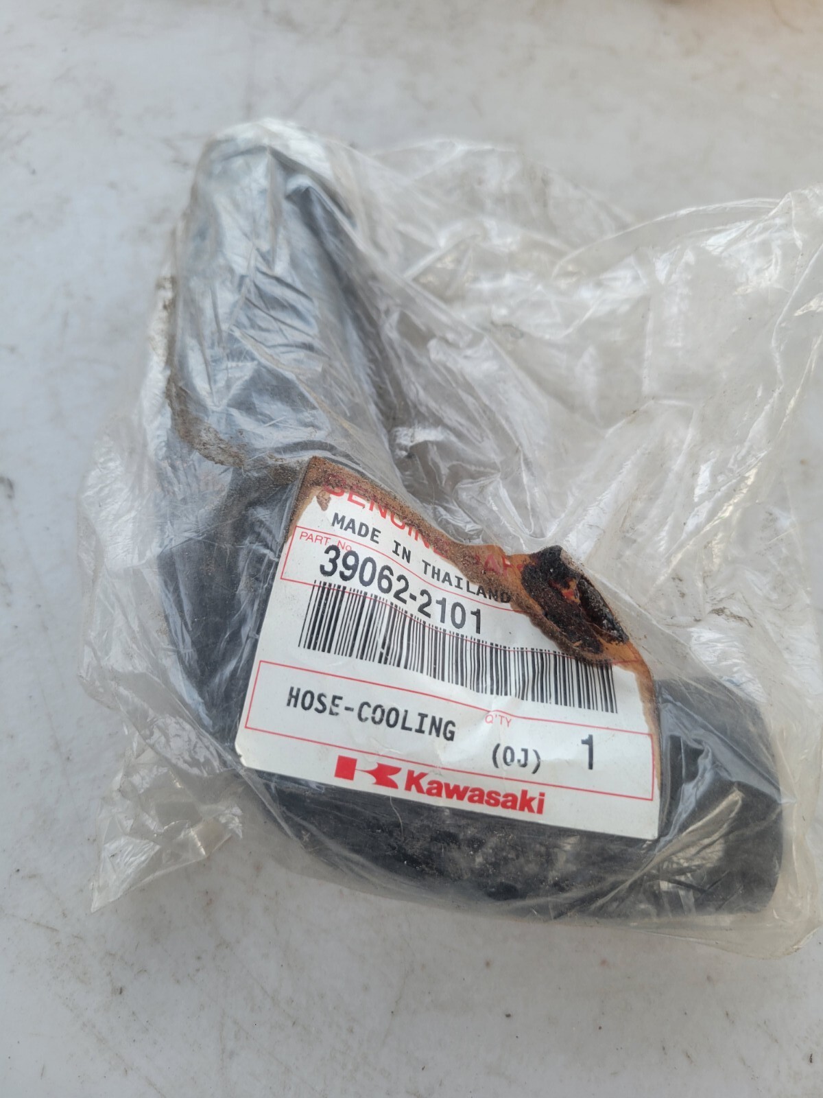 39062-2101 Kawasaki HOSE-COOLING Engine KA-390622101/ Bin 024
