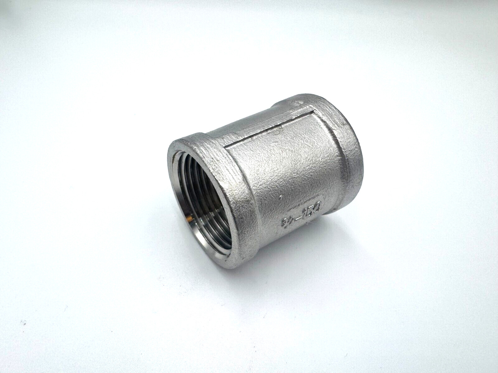 STAINLESS STEEL COUPLING 3/4" NPT FEMALE PIPE FITTING