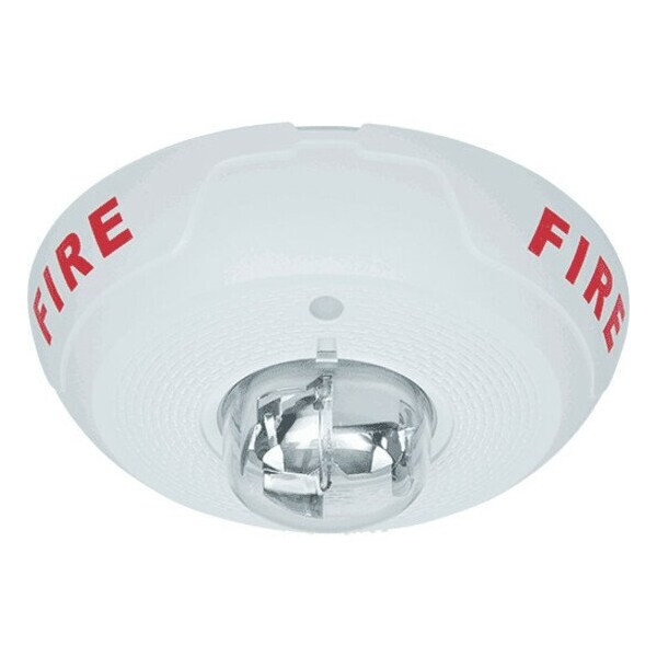 System Sensor Pc4wl Horn Strobe, Marked Fire, Wall Or Ceiling