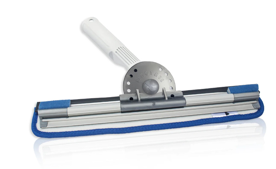 Wagtail High Flyer Window Cleaning Tool Dual Pivot 35cm/14" Microfibre, Squeeqee